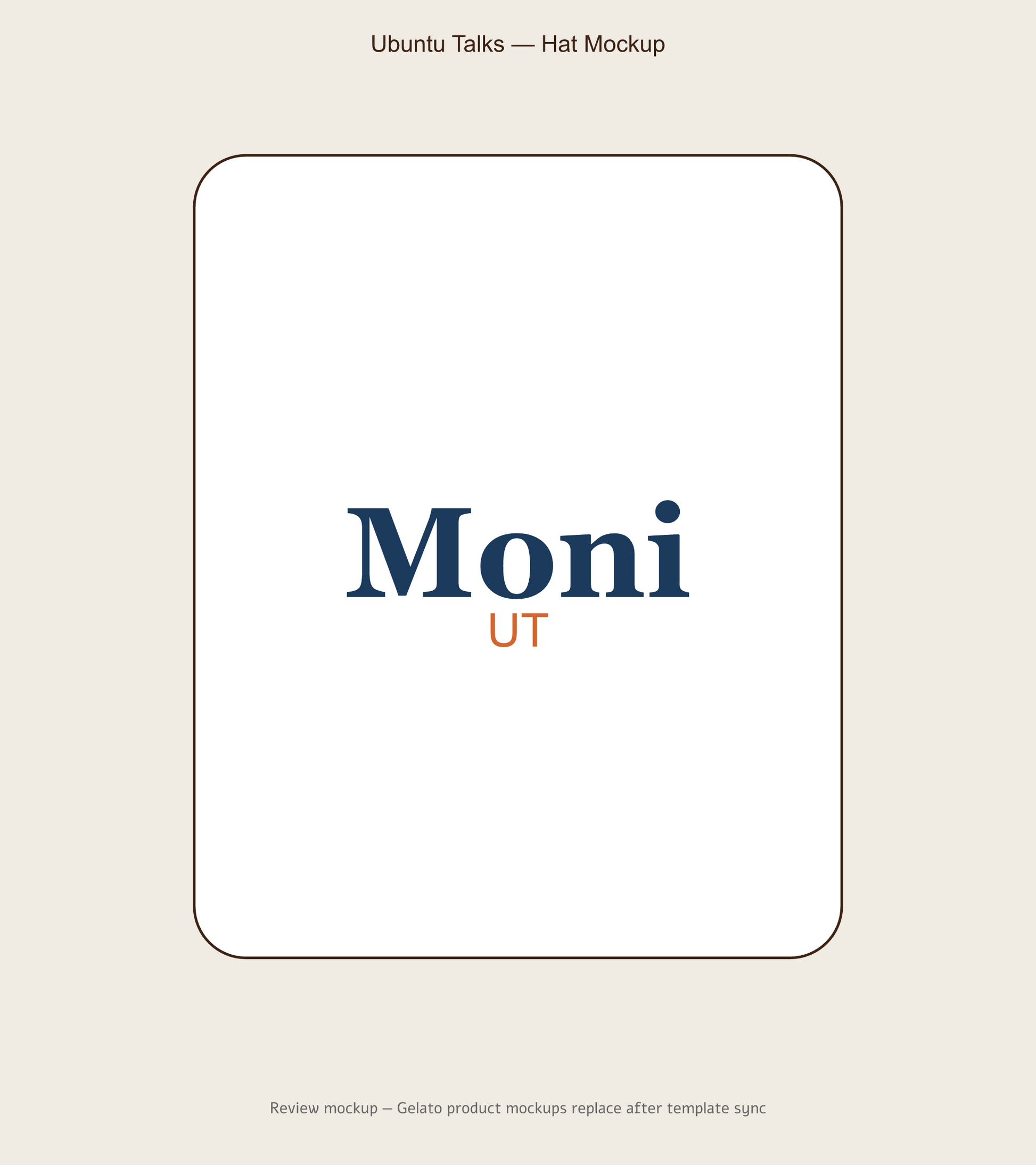 Moni Chichewa Greeting Hat