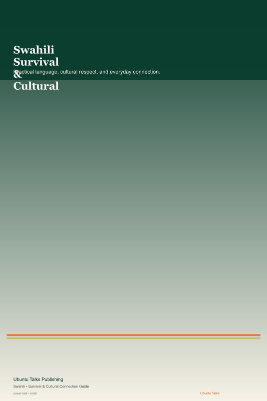 Swahili Survival & Cultural Connection Guide digital download cover