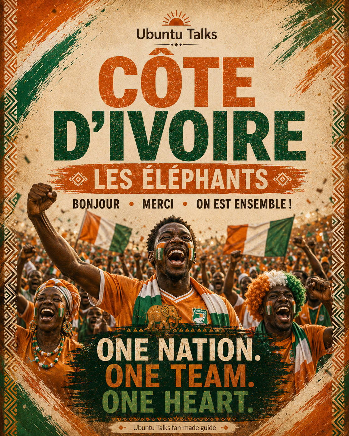 Ubuntu Talks World Cup Fan Pack hero poster — ubuntu-talks-world-cup-cote-divoire-french-fan-pack