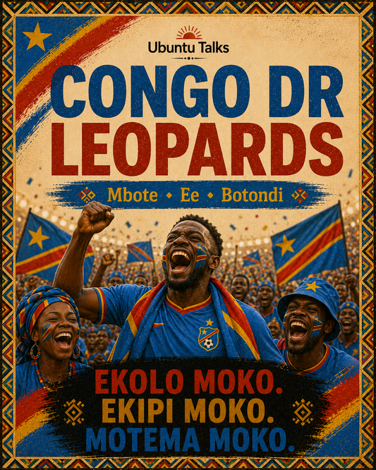 Ubuntu Talks World Cup Fan Pack hero poster — ubuntu-talks-world-cup-dr-congo-lingala-fan-pack